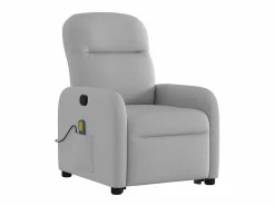 Sillón de salón | Silla | Sillón de masaje reclinable de pie de tela nube SHL7504 Gris Hot