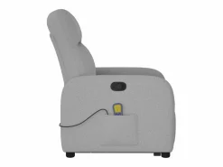 Sillón de salón | Silla | Sillón de masaje reclinable de pie de tela nube SHL7504 Gris Hot