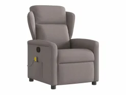Sillón de salón | Silla | Sillón de masaje reclinable de tela gris taupé SHL8400 Topo Sale