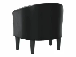 Sillón de salón cuero sintético SHL8232 Negro Sale