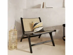 Rendez-Vous Déco Sillón De Mimbre|Sillón de teca negra y ratán natural - Kilka