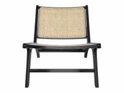 Rendez-Vous Déco Sillón De Mimbre|Sillón de teca negra y ratán natural - Kilka