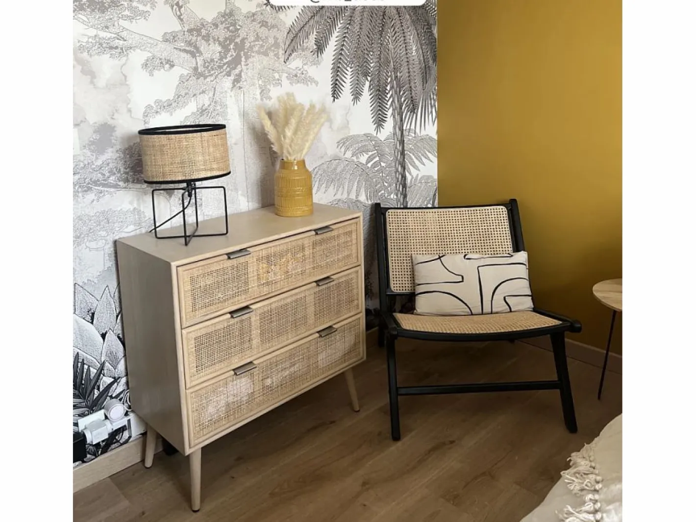 Rendez-Vous Déco Sillón De Mimbre|Sillón de teca negra y ratán natural - Kilka