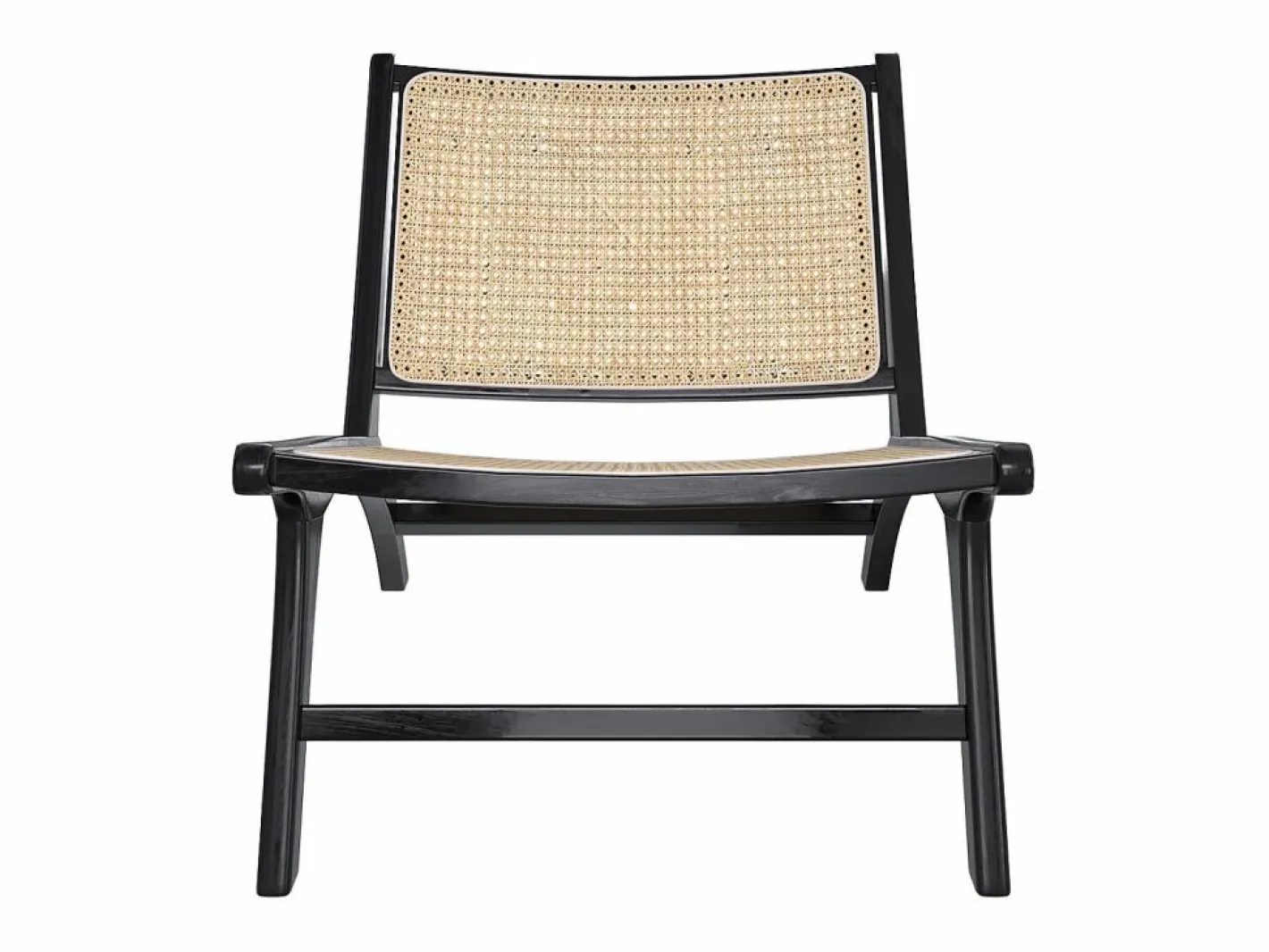 Rendez-Vous Déco Sillón De Mimbre|Sillón de teca negra y ratán natural - Kilka