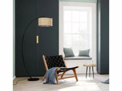 Rendez-Vous Déco Sillón De Piel|Sillón de teca y cuero tejido - Kuna