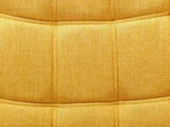 Vente-unique Sillón de tela amarillo estilo escandinavo capitoné LUOSTO Mostaza Best