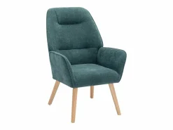 Sillón de tela azul pato. Estilo escandinavo. OSIMO^Vente-unique Best