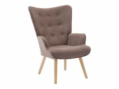 Vente-unique Sillón|Sillón Escandinavo|Sillón de tela color , estilo escandinavo. VATELY