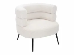 Vente-unique Sillón|Sillón de tela con acabado rizado en color CAMEDO