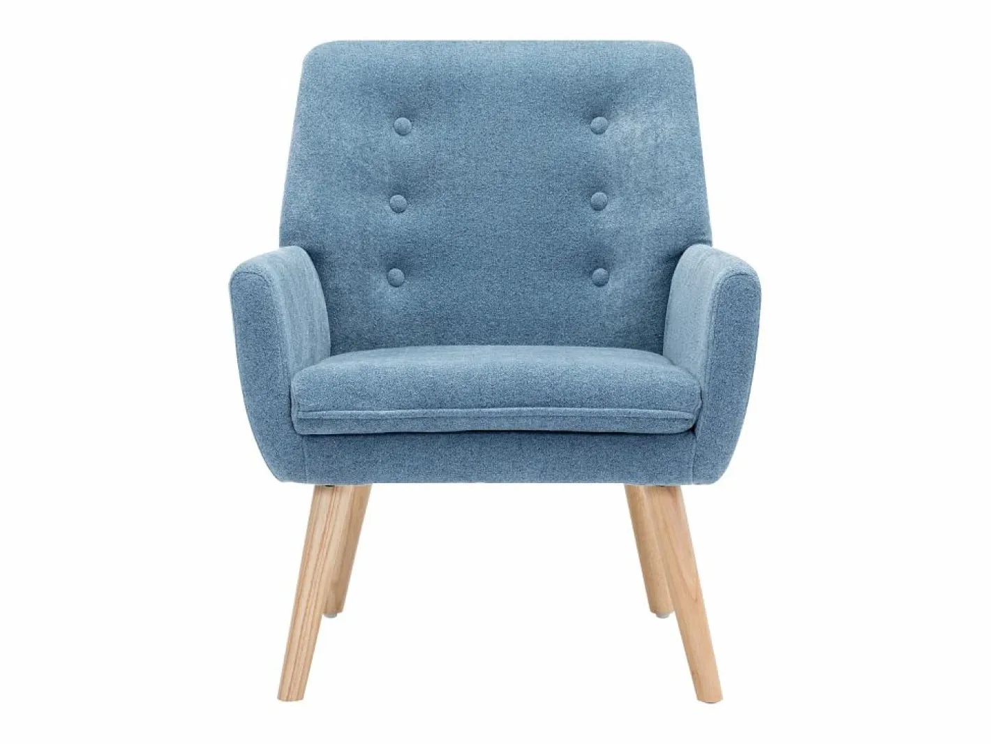 Sillón de tela de color . Estilo escandinavo. SERINO^Vente-unique Clearance