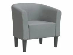 Clicnbuy Sillón Estilo Cabriolet|Sillón de tela claro