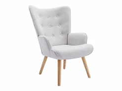 Sillón de tela de estilo escandinavo VATELY^Vente-unique New