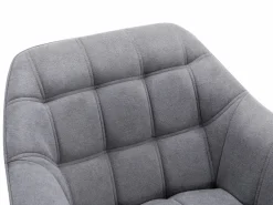 Vente-unique Sillón Escandinavo|Sillón de tela de estilo escandinavo CASERTA