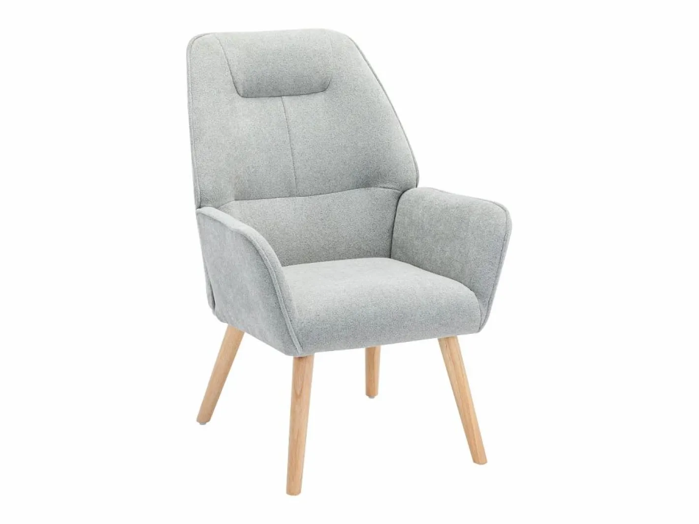 Vente-unique Sillón|Sillón Escandinavo|Sillón de tela . Estilo escandinavo. OSIMO
