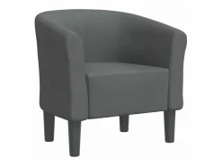 vidaxl Sillón de tela oscuro Gris Clearance