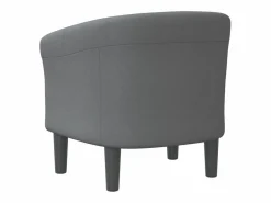 Clicnbuy Sillón de tela oscuro Gris Clearance