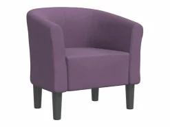 vidaxl Sillón Estilo Cabriolet|Sillón de tela morado