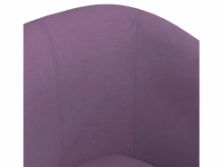 vidaxl Sillón Estilo Cabriolet|Sillón de tela morado