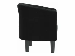 Sillón de tela negra^vidaxl Discount