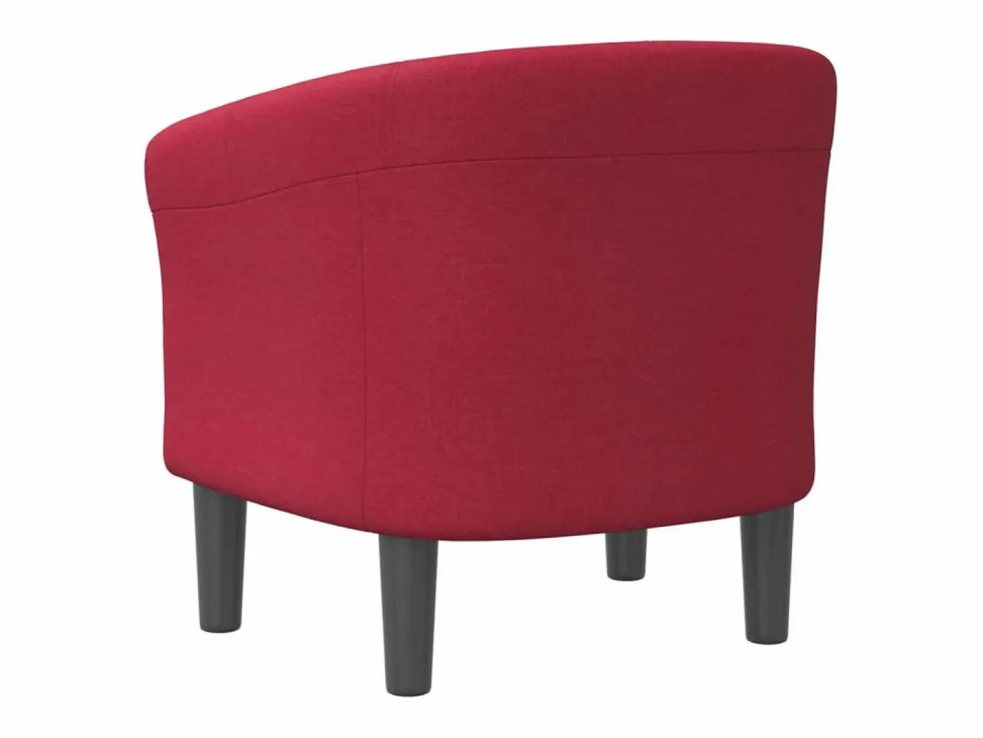 vidaxl Sillón Estilo Cabriolet|Sillón de tela tinto