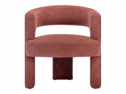 Vente-unique Sillón de tela texturizada color FONTANOVA Terracota Clearance
