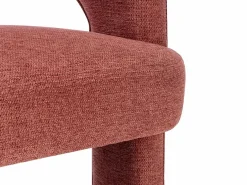 Vente-unique Sillón de tela texturizada color FONTANOVA Terracota Clearance