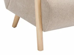 Vente-unique Sillón|Sillón Escandinavo|Sillón de tela y madera . Estilo contemporáneo. JULOMO