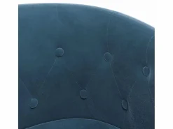 Clicnbuy Sillón de terciopelo oscuro Azul