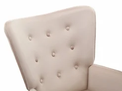 Sillón de terciopelo capitoné. Estilo escandinavo. VATELY^Vente-unique Outlet