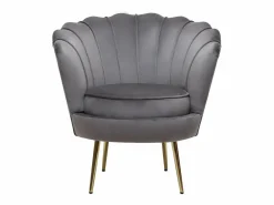 Sillón de terciopelo "Floria" - 75 x 68 x 77,5 cm -^Habitat et jardin Hot