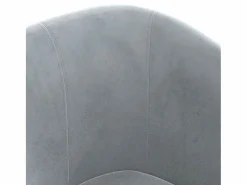 Clicnbuy Sillón de terciopelo oscuro Gris Sale