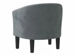 Sillón de terciopelo oscuro^Clicnbuy Discount