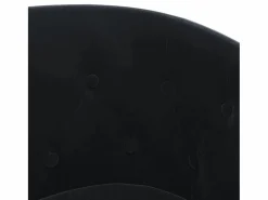 vidaxl Sillón de terciopelo Negro Hot