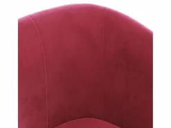 Clicnbuy Sillón de terciopelo tinto Rojo Outlet