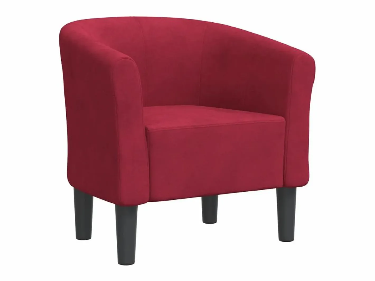 Sillón de terciopelo tinto^vidaxl Outlet