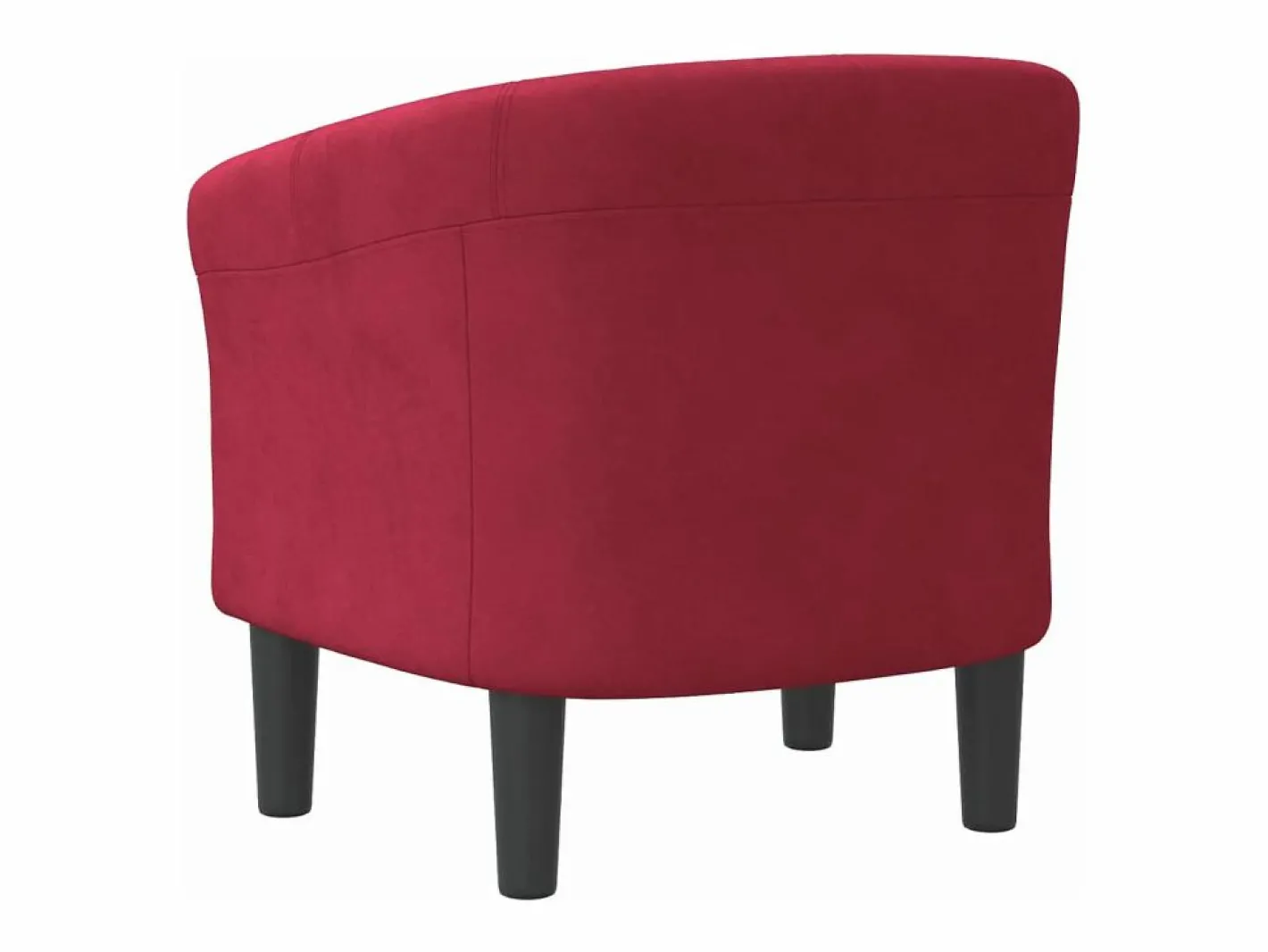 Sillón de terciopelo tinto^vidaxl Outlet