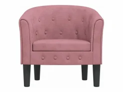 Clicnbuy Sillón Estilo Cabriolet|Sillón de terciopelo