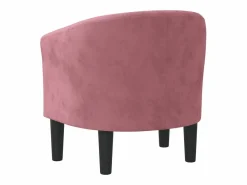 Clicnbuy Sillón Estilo Cabriolet|Sillón de terciopelo