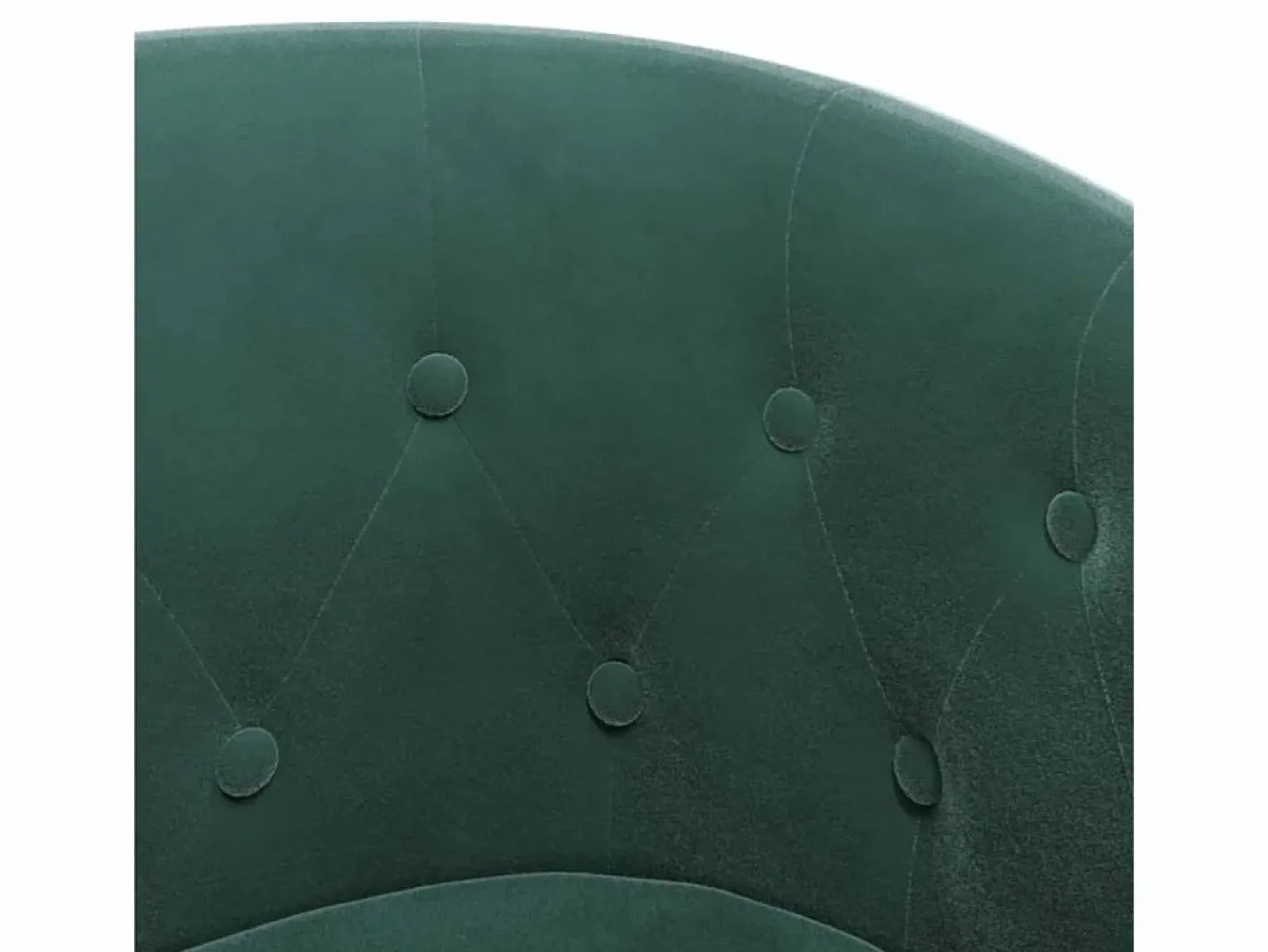 vidaxl Sillón de terciopelo oscuro Verde
