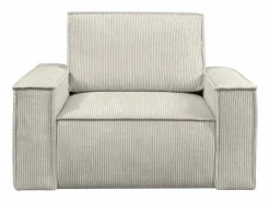 Vente-unique Sillón|Sillón derecho de pana con estilo design AMELIA
