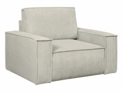 Vente-unique Sillón|Sillón derecho de pana con estilo design AMELIA