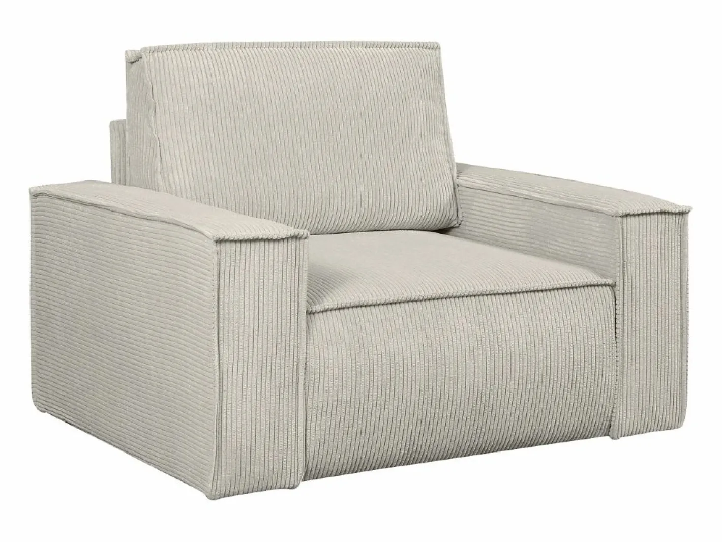 Vente-unique Sillón|Sillón derecho de pana con estilo design AMELIA