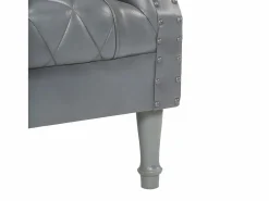 Sillón diseño de cubo cuero de cabra auténtico^Clicnbuy Hot