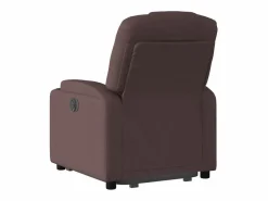 vidaxl Sillón eléctrico reclinable elevable de tela marrón oscuro Marru00f3n Sale