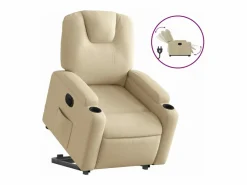 vidaxl Sillón Relax|Sillón eléctrico reclinable elevable de tela color