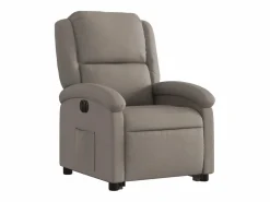 vidaxl Sillón eléctrico reclinable elevable de tela gris taupe Topo Outlet