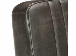 Clicnbuy Sillón en voladizo cuero auténtico envejecido Gris Hot