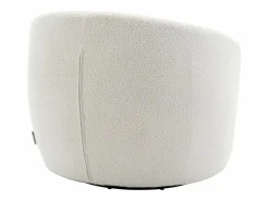 Vente-unique Sillón|Sillón giratorio de bouclé VEREIDE