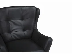 LINEA SOFA Sillón De Piel|Sillón giratorio de piel de búfalo superior ANABA