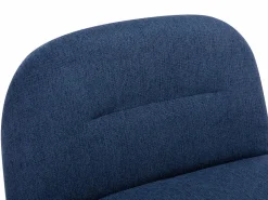 Sillón giratorio de tela texturizada color POZETI^Vente-unique Best